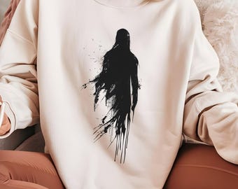 Felpa spaventosa fantasma, maglione film spaventoso di Halloween, regalo di compleanno horror, felpa horror vintage, film thriller, Gildan, film