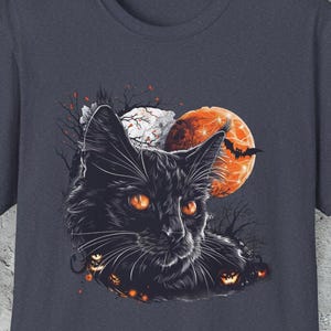 Black Cat T-Shirt, Black Cat Gifts, Cat Mom, Cat T Shirt, Cute Kitty, Cat Halloween Shirt, Pet Shirt, Cat Shirt For Women, Cat Shirt Women
