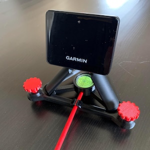 Support de réglage de l'alignement du moniteur de lancement Garmin R10 avec niveau à bulle