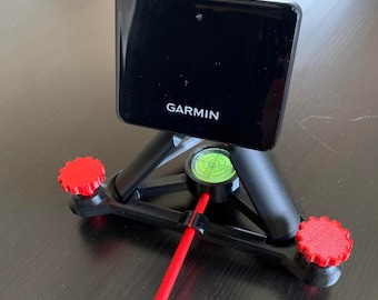 Soporte de ajuste de alineación para simulador de lanzamiento de golf Garmin R10 con nivel de burbuja