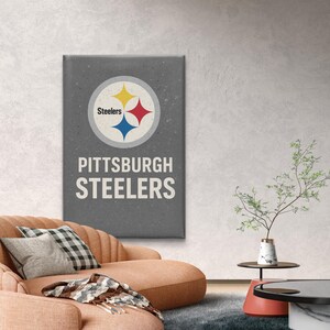 Pittsburgh Steelers Canvas Art Print, NFL Football Gift