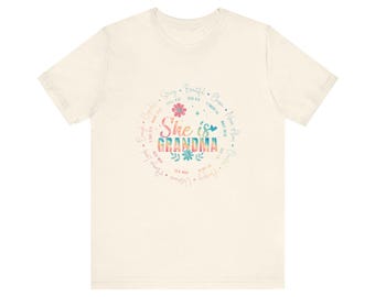 Camiseta retro pastel floral para abuela, camiseta con versículo bíblico