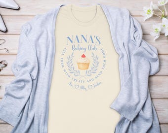 Camiseta personalizada del Club de Repostería de la Nana: regalo personalizado para los abuelos