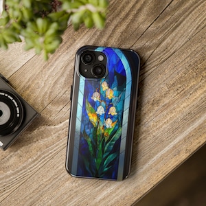 Lilies of the Valley Stained Glass Tough Phone Cases