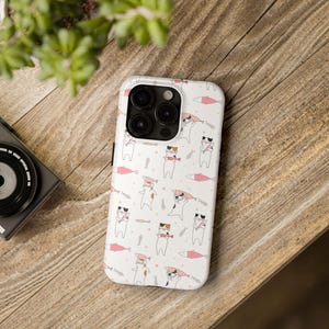 Capa de celular resistente com estampa de gato sushi Kawaii - Gatos fofos que adoram peixes para iPhone e Samsung