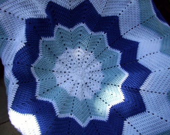 12 Point Star Afghan