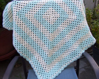 Basic Granny Square Baby Afghan 30 x 30