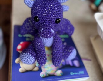 Crochet Mythical Creature Plushie: Dragon, Unicorn, Yeti, Mermaid