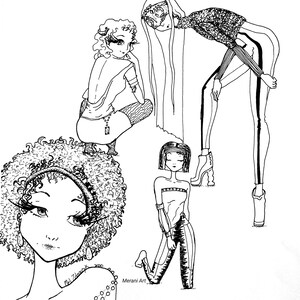 Just Us Girls Original Art Print