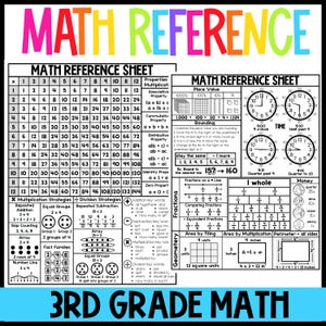 3.Klasse Hausaufgaben Hilfe | Mathe-Referenzblätter | Hausaufgabenheft