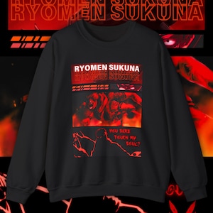 RYOMEN SUKUNA | JJK Hoodie, Anime Sweatshirt, Jujutsu Kaisen, Anime Hoodie, Jjk, Jjk Merch,Gift For Him,Gift For Her, Anime Gifts, Anime Tee