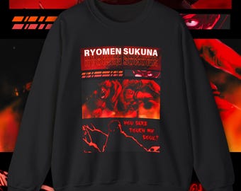 Ryomen Sukuna JJK Sweatshirt: Jujutsu Kaisen Anime Hoodie