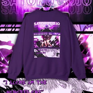 SATORU GOJO | JJK Hoodie, Anime Sweatshirt, Jujutsu Kaisen, Anime Hoodie, Jjk, Jjk Merch,Gift For Him,Gift For Her, Anime Gifts, Anime Tee