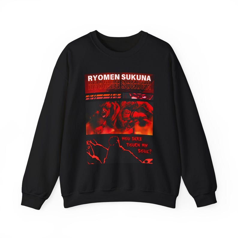 Sweat-shirt Ryomen Sukuna JJK : sweat à capuche Jujutsu Kaisen Anime image 8