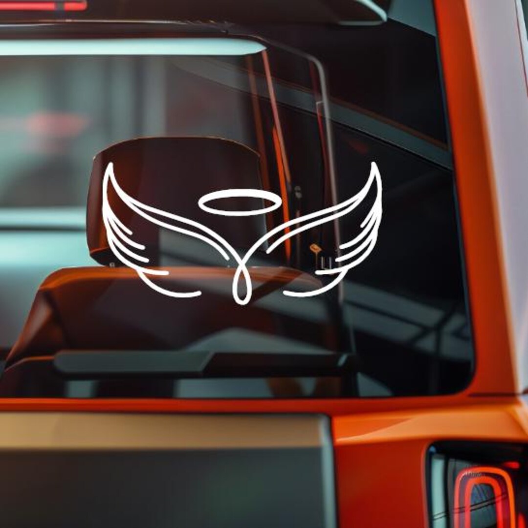 Ab Wing Sticker Angel Wings Vinyl Decal Sticker Bumper Window Laptop UV, Water ...
