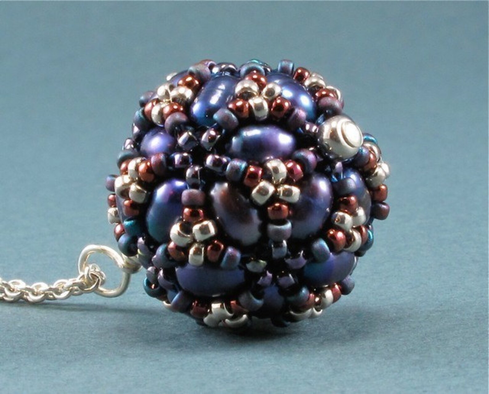 Tutorial Disco Ball Beaded Bead Advanced Etsy