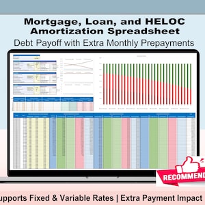 Mortgage, HELOC, Loan, & Interest-Only Amortization Tool. Comprehensive Mortgage Tracking. HELOC and Loan Flexibility. Debt Snowball Payoff.