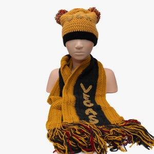 Vegas Hockey Beanie and Scarf Set