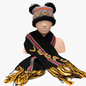 Vegas Hockey Beanie and Scarf Set