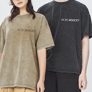 Custom Roman Numeral T-shirt,Roman Date Shirt,Anniversary Date Shirt,Matching Couple Shirt,Couple T-Shirt,Valentines Day Shirt,Couple Tee