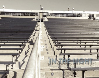 Notre Dame Stadium - Before the Echoes Awake 2, 2018 Version - 5x7 mounted, matted, 8x10, other sizes available - Fine Art Photography