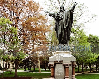 Jesus Statue at Notre Dame, Venite ad me Omnes - Fine Art Photography - 8x10, 11x14, other sizes available