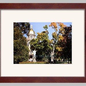 Golden Dome at University of Notre Dame in the Fall Fine Art Photography image 2
