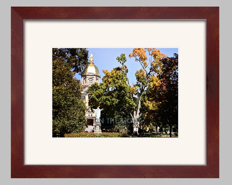 Golden Dome at University of Notre Dame in the Fall Fine Art Photography image 2