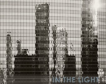 Chicago Reflections - Fine Art Photography - Black & White cityscape, architecture - 8x10, 11x14, other sizes available