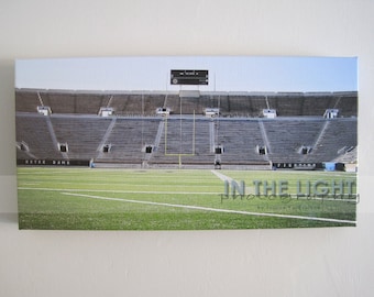 READY TO SHIP - On The Field - University of Notre Dame Stadium  - 20x10 Gallery Wrap