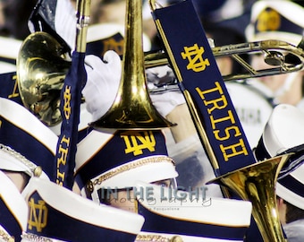Notre Dame Band horn section - Fine Art Photography