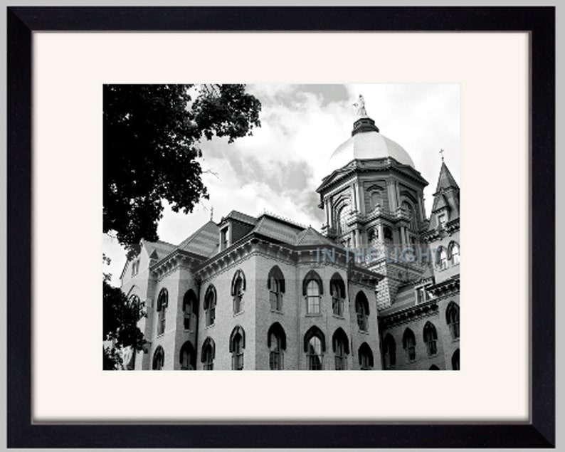 Golden Dome at University of Notre Dame 4 Fine Art Photograpy 8x10, 11x14, other sizes available image 2