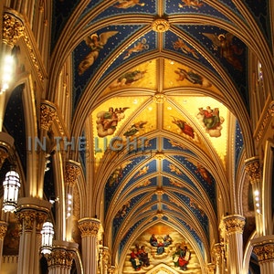 Interior of Notre Dame Sacred Heart Basilica - Fine Art Photography