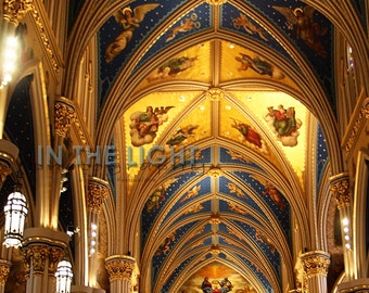 Interior of Notre Dame Sacred Heart Basilica - Fine Art Photography