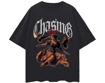 Chasing Dreams Oversized T-Shirt, Unisex Motivational Graphic Tee, Inspirational Skater Style Shirt