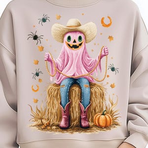 Western Halloween Png, Cowgirl Png, Pumpkin Png, Spooky Season Png, Halloween Shirt Png, Fall Vibes Png, Ghost Png