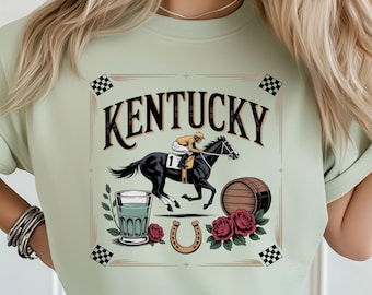 Kentucky Horse Racing Png State PNG: Sublimation Design Dtf Tshirt Png Digital Download, Country Southern State