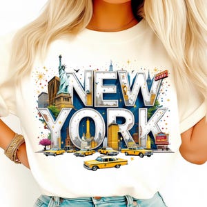 New York Png, NYC City Png, New York Shirt Png, NYC Art Png, Iconic City Designs, Popular Png Graphic, Sublimation Designs, City Name Png