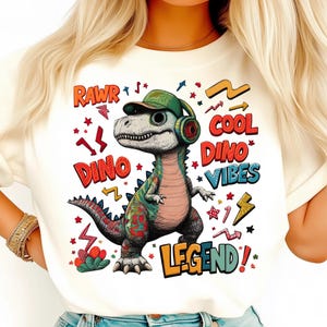 Cool Dino Png, Cartoon T Rex Png, Dinosaur Kid Png, Funny Rawr Png, Gamer Dino Png, Music Lover Png, Graffiti Art Png, Hip Hop Dino Png
