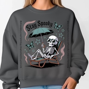 Stay Spooky Skeleton Png, Halloween Png, Spooky Season Png, Halloween Shirt Png, Funny Halloween Png, Spooky Witch Png, Cute Halloween Png
