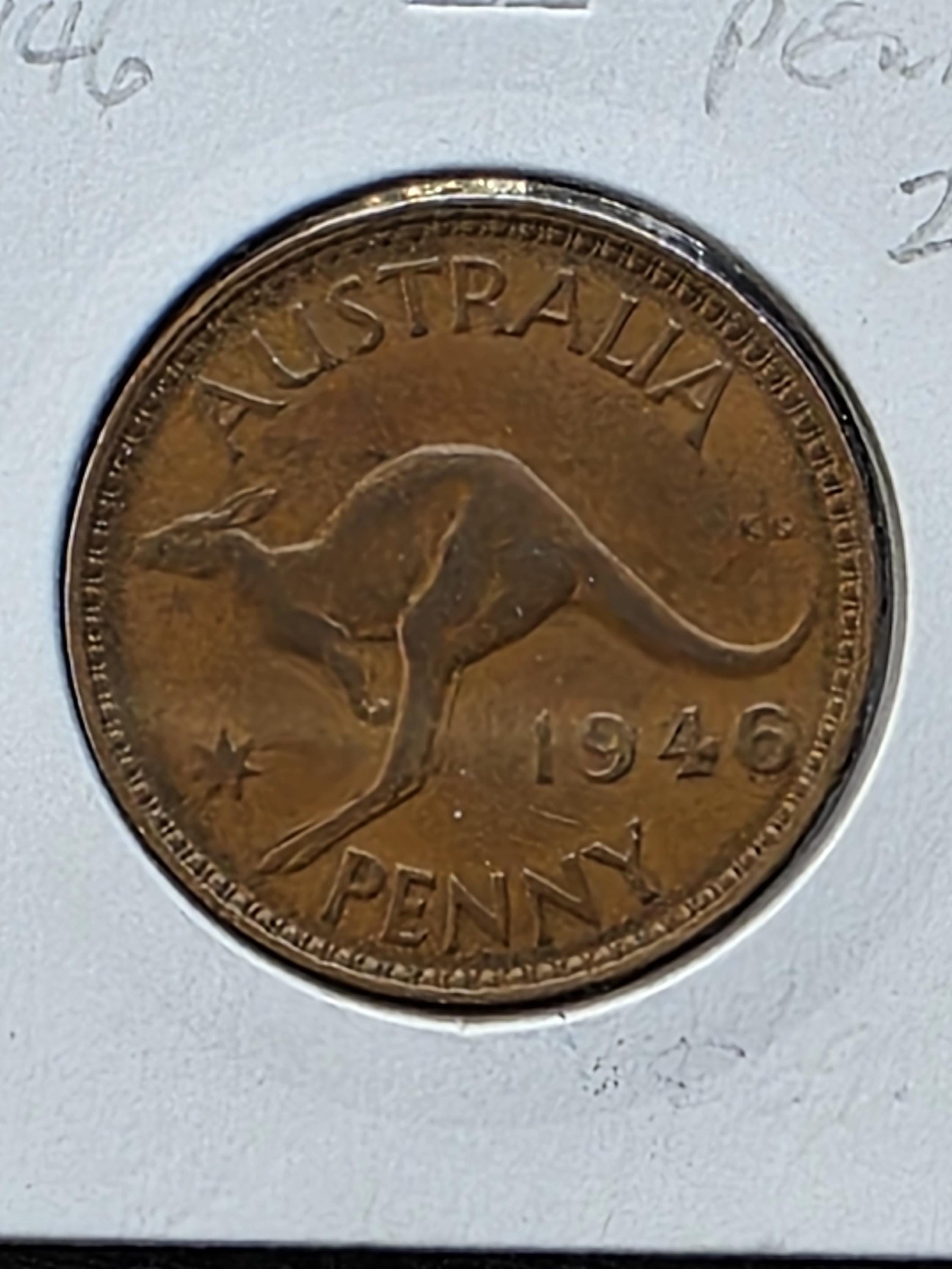 オーストラリア 1946年 プレデシマル ペニー UNC 状態 コレクター向けコイン - Etsy 日本