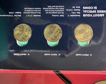 2019年 ドル 1 A、U、S プライベートマーク ドル ディスカバリー 3 コイン セット 未使用