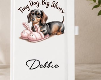 Cuaderno personalizado de perro salchicha, diario de perro salchicha, cuaderno con nombre personalizado, regalo de perro salchicha, regalo para amantes de los perros, cuaderno de tapa dura blanca