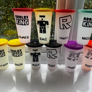 Vaso de Roblox personalizado que cambia de color / Recuerdos para fiestas / Regalos de cumpleaños imagen 8
