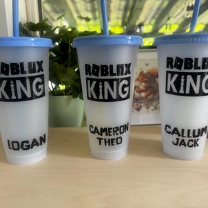 Vaso de Roblox personalizado que cambia de color / Recuerdos para fiestas / Regalos de cumpleaños imagen 14