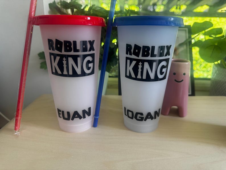 Vaso de Roblox personalizado que cambia de color / Recuerdos para fiestas / Regalos de cumpleaños imagen 15