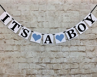 Download Its A Boy Banner Svg Etsy