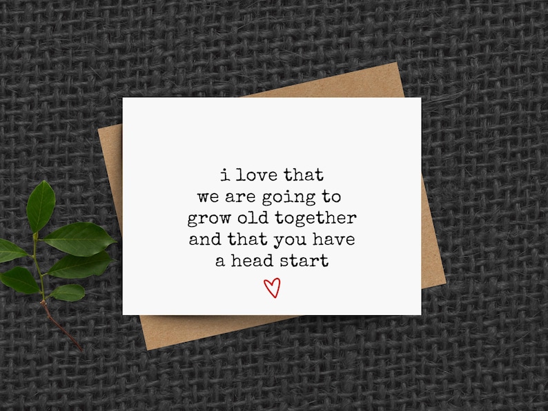 funny anniversary card for husband, boyfriend, anniversary gifts, funny love card for him image 1