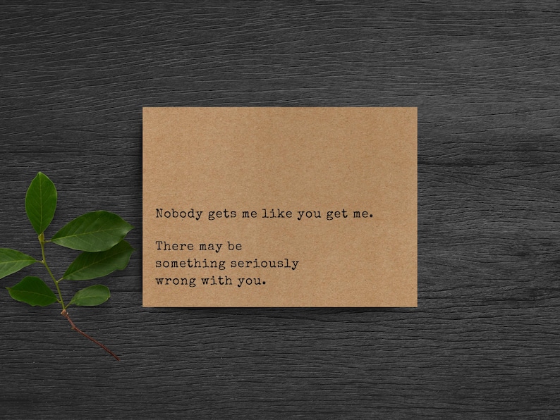 funny love cards for partner, funny card for husband, card for boyfriend, fun anniversary card, romantic card - you get me Bild 1