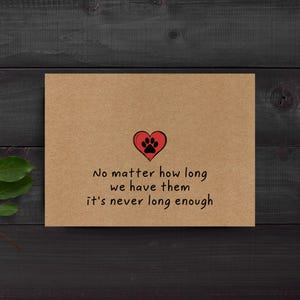 pet loss sympathy card, loss of pet, dog loss card, cat sympathy, animal condolence